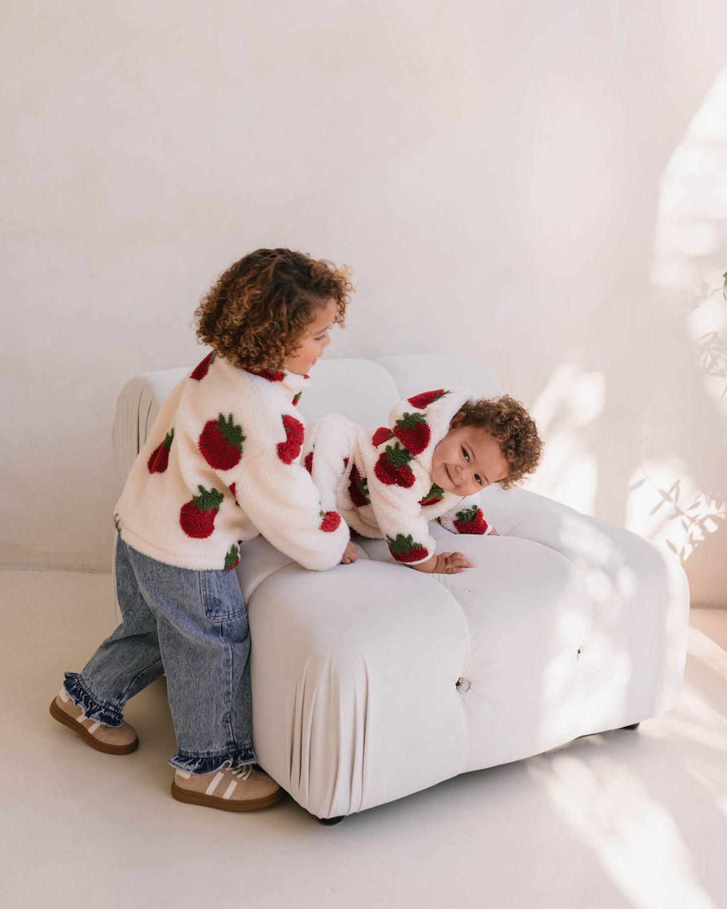 Walnut Melbourne Aspen Onesie (Strawberry)