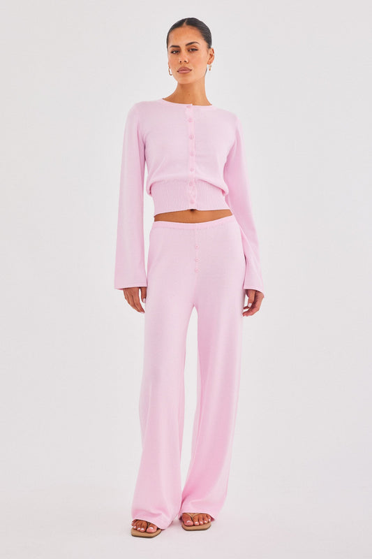 SNDYS AUGUST BUTTON UP TOP (Pink)