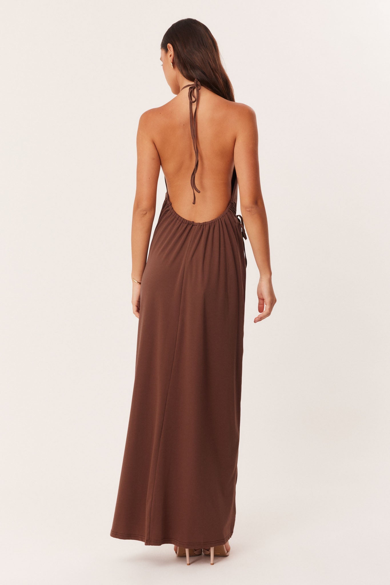SNDYS POLLY MAXI DRESS (Mocha)