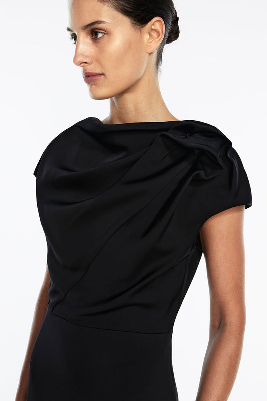 Grand Illusion Maxi Gown (Black)