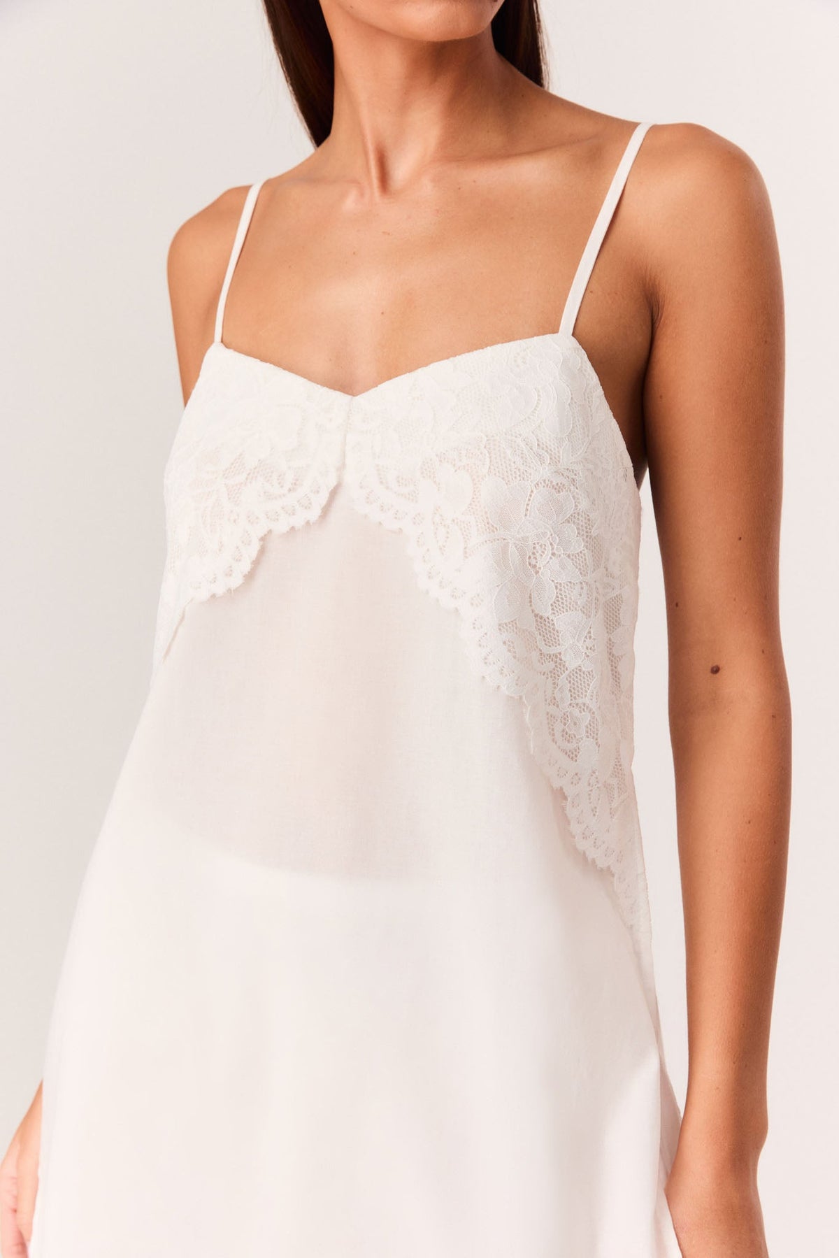 SNDYS AMARIS LACE TOP (White)