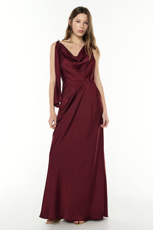 Romantic Rendezvous Slip Dress (Cabernet)