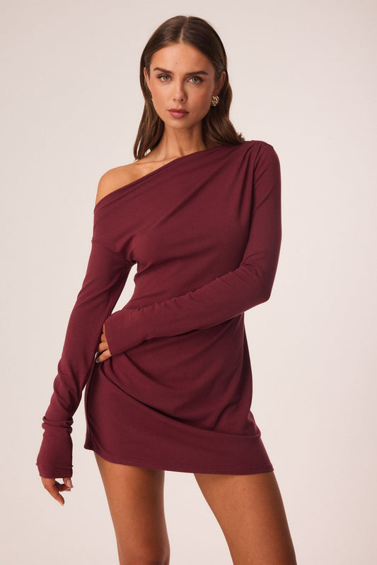 SNDYS SANSA MINI DRESS (Ruby)