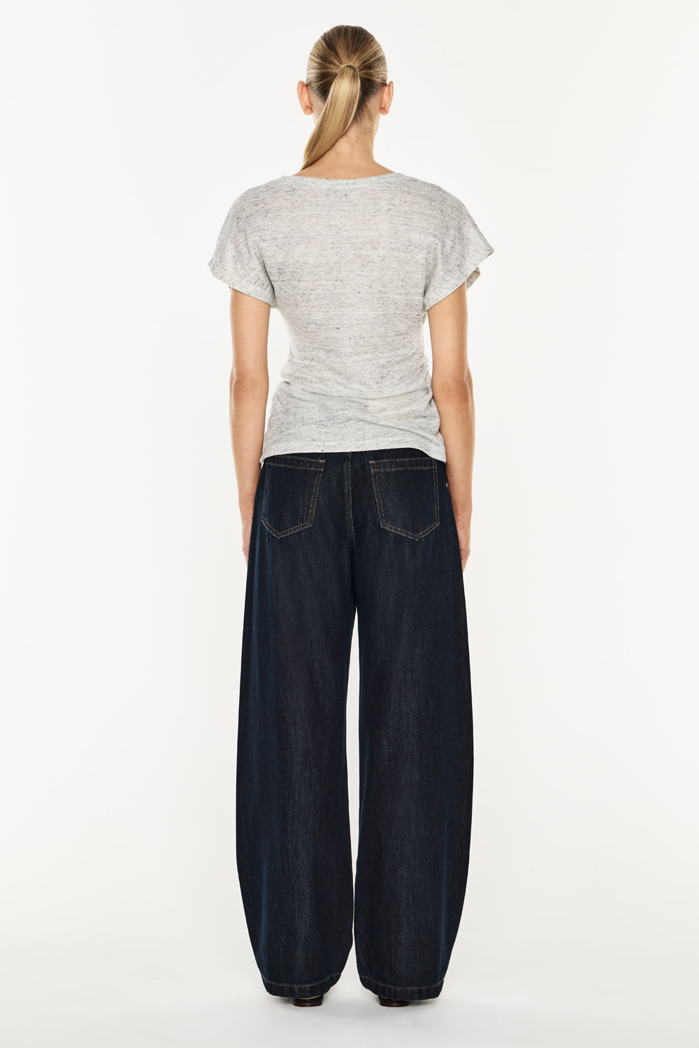 Cloudy Melange Top (Grey Melange)