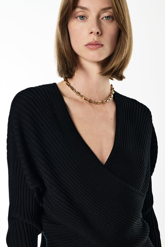 Storytellers Knit Top (Black)