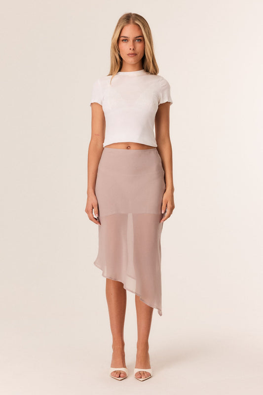 SNDYS LAELIA MIDI SKIRT (Mauve)