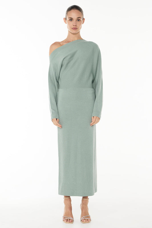 Future Feeling Knit Dress (Sage)