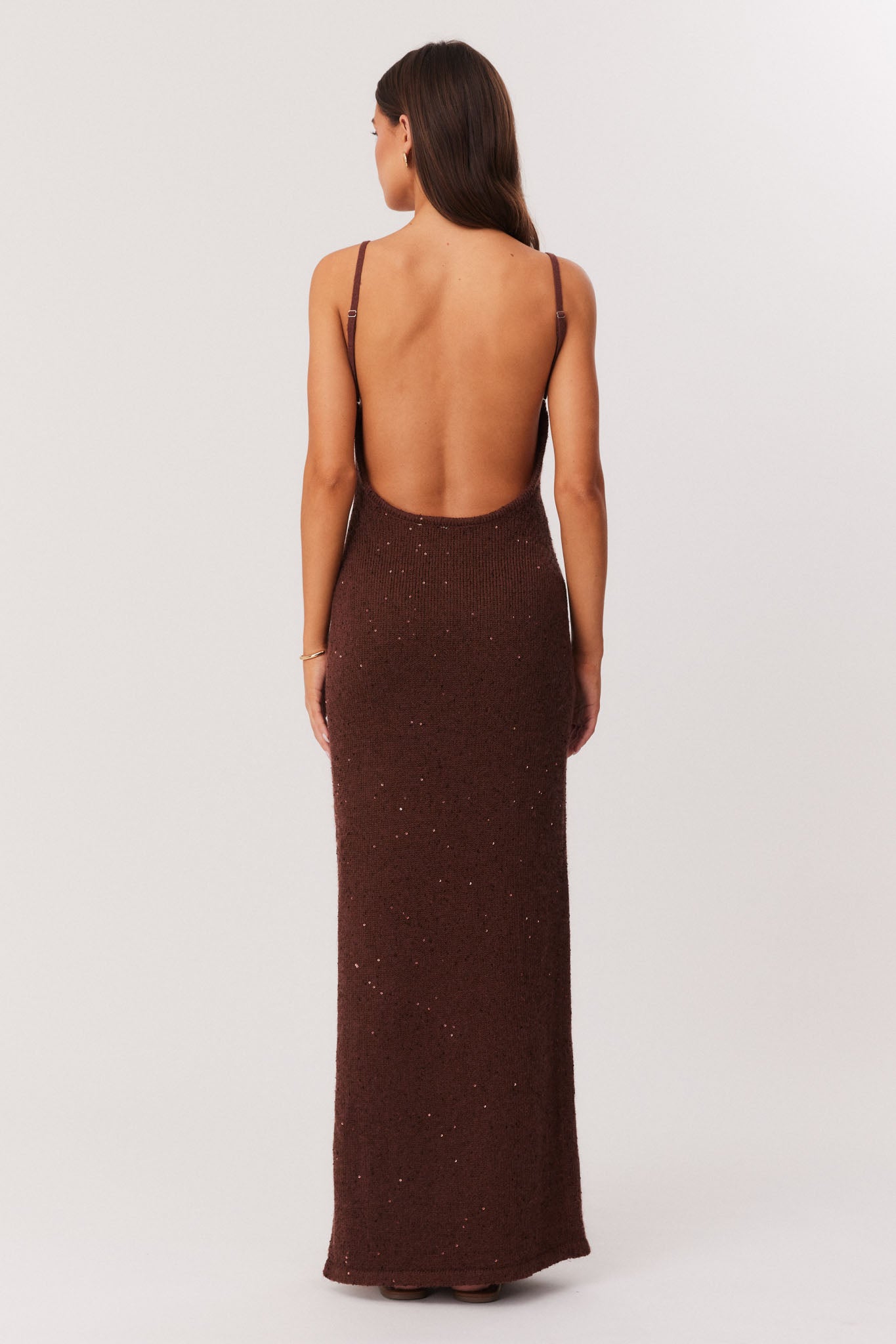 SNDYS AZRENE MAXI DRESS (Chocolate)
