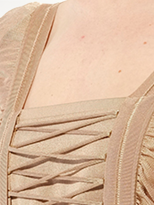 BALMAIN Maille Knit Const Dress (Brown)