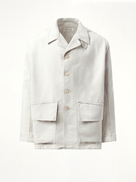 MAISON MARGIELA Heavy Cotton Sports Jacket (Grey)