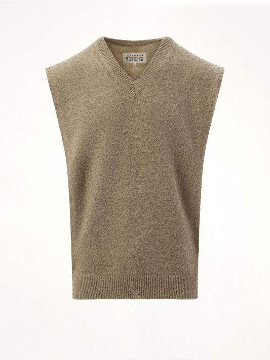 MAISON MARGIELA Wool Stole (Green)