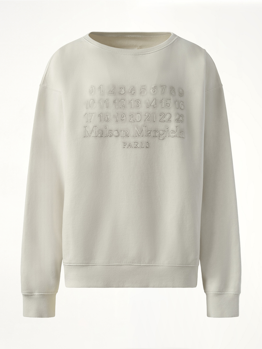 MAISON MARGIELA Memory of Logo Sweatshirt (White)