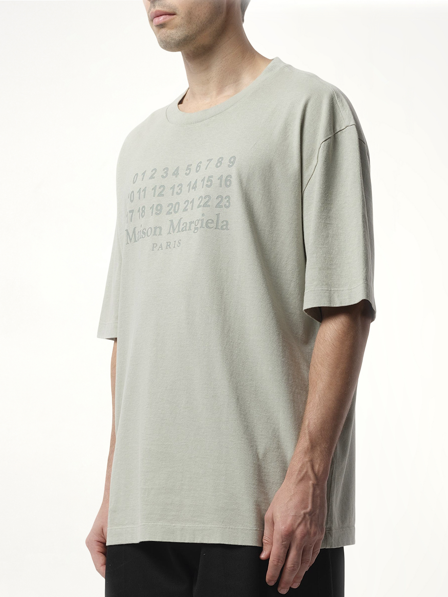 MAISON MARGIELA Number Logo T-Shirt (Grey)