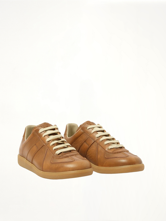 MAISON MARGIELA Vegetable Dyed Replica Sneaker (Brown)