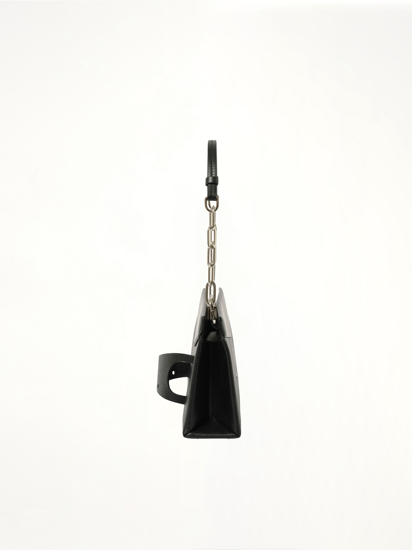 MAISON MARGIELA Snatched Small Shoulder Clutch Bag (Black)