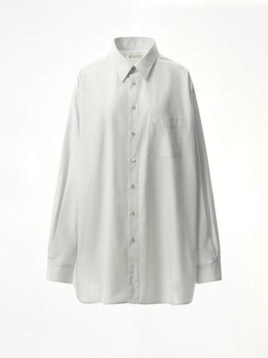 MAISON MARGIELA Long-sleeved Shirt (Blue)