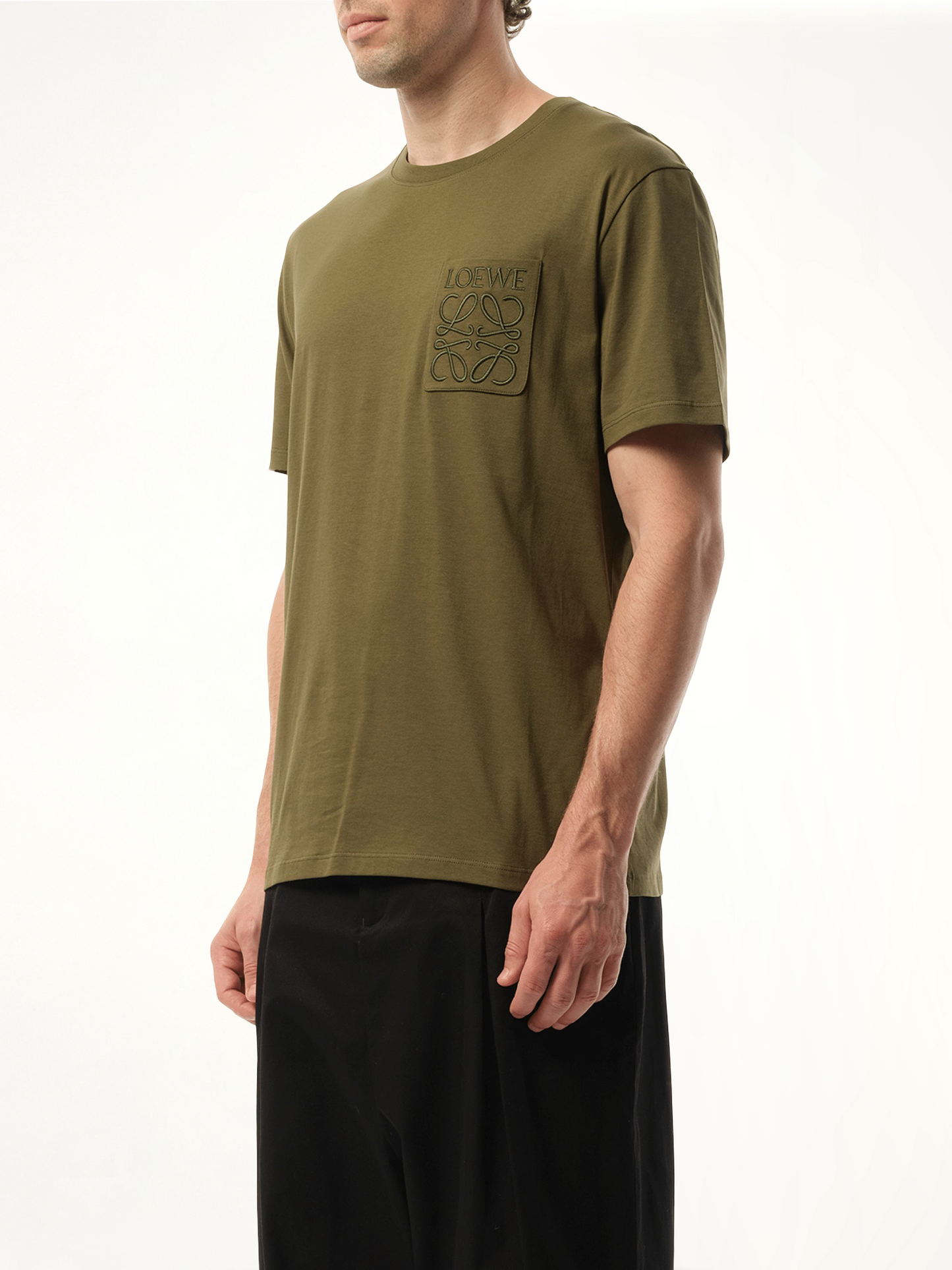 LOEWE Relaxed Anagram T-Shirt (Green)