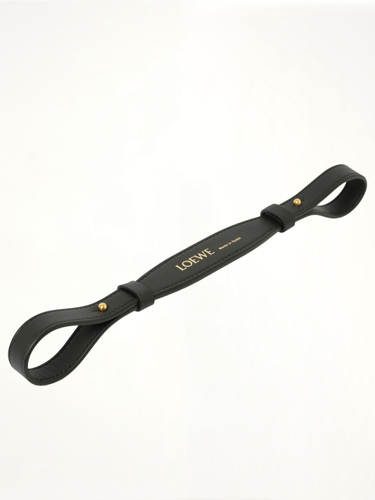 LOEWE Branded Short Strap (Black)