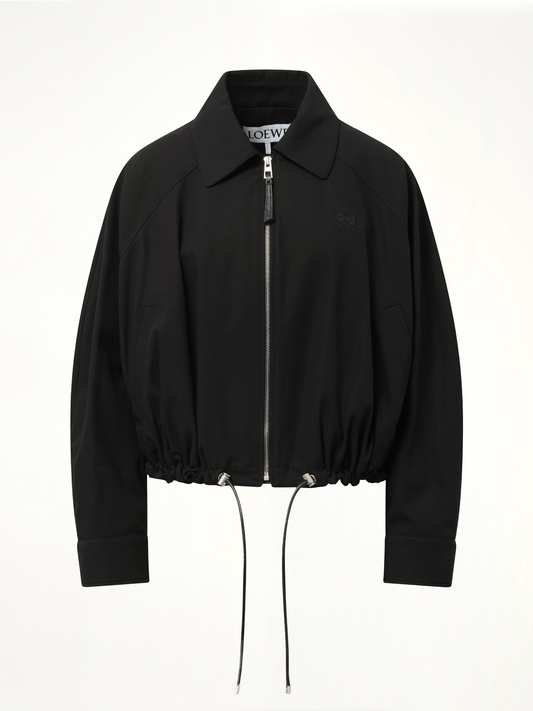 LOEWE Relaxed Fit Balloon Jacket (Black)