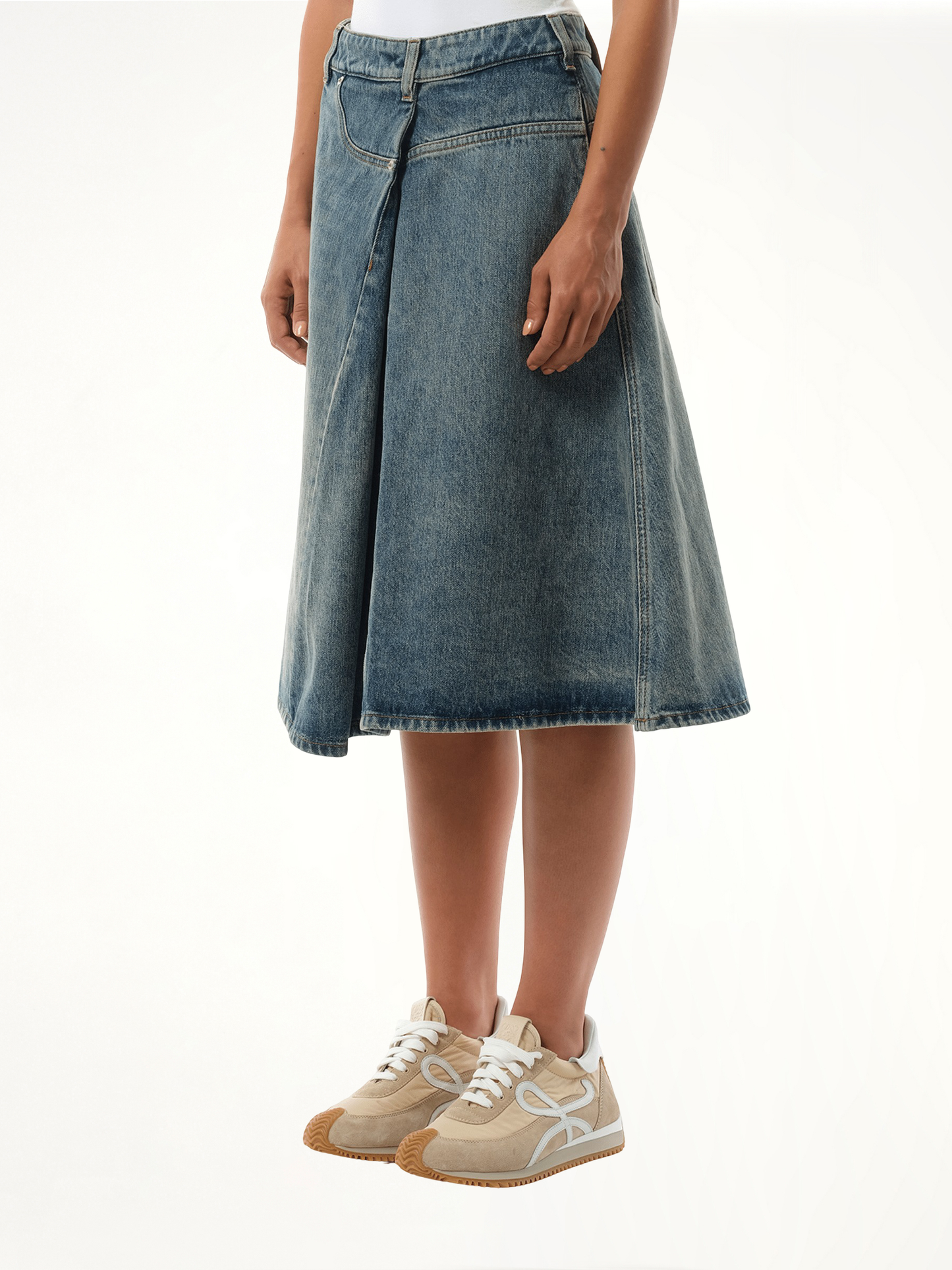 LOEWE Deconstructed Skirt (Blue)