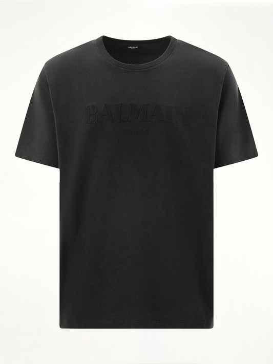 BALMAIN Balmain Vintage Emb T-Shirt (Grey)