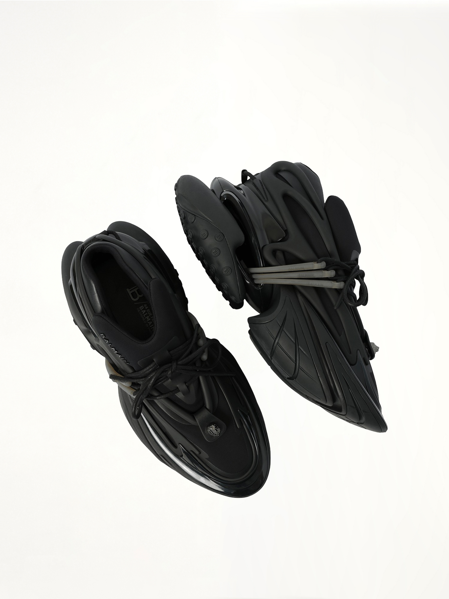 BALMAIN Unicorn Low Neoprene Sneaker (Black)