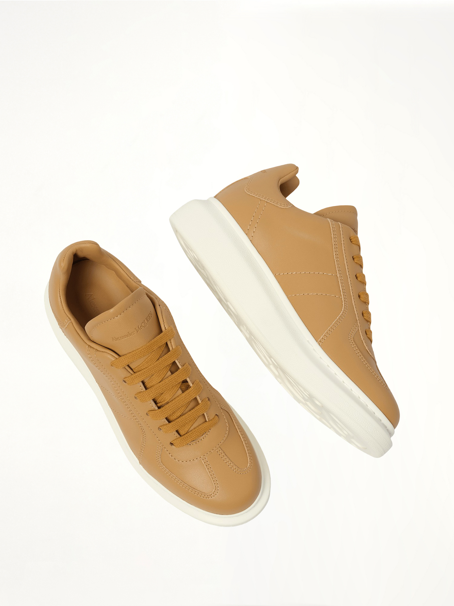 ALEXANDER MCQUEEN Oversized Retro Sneaker (Natural)