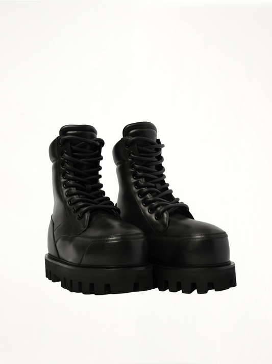 ALEXANDER MCQUEEN Parachute Ankle Boots (Black)