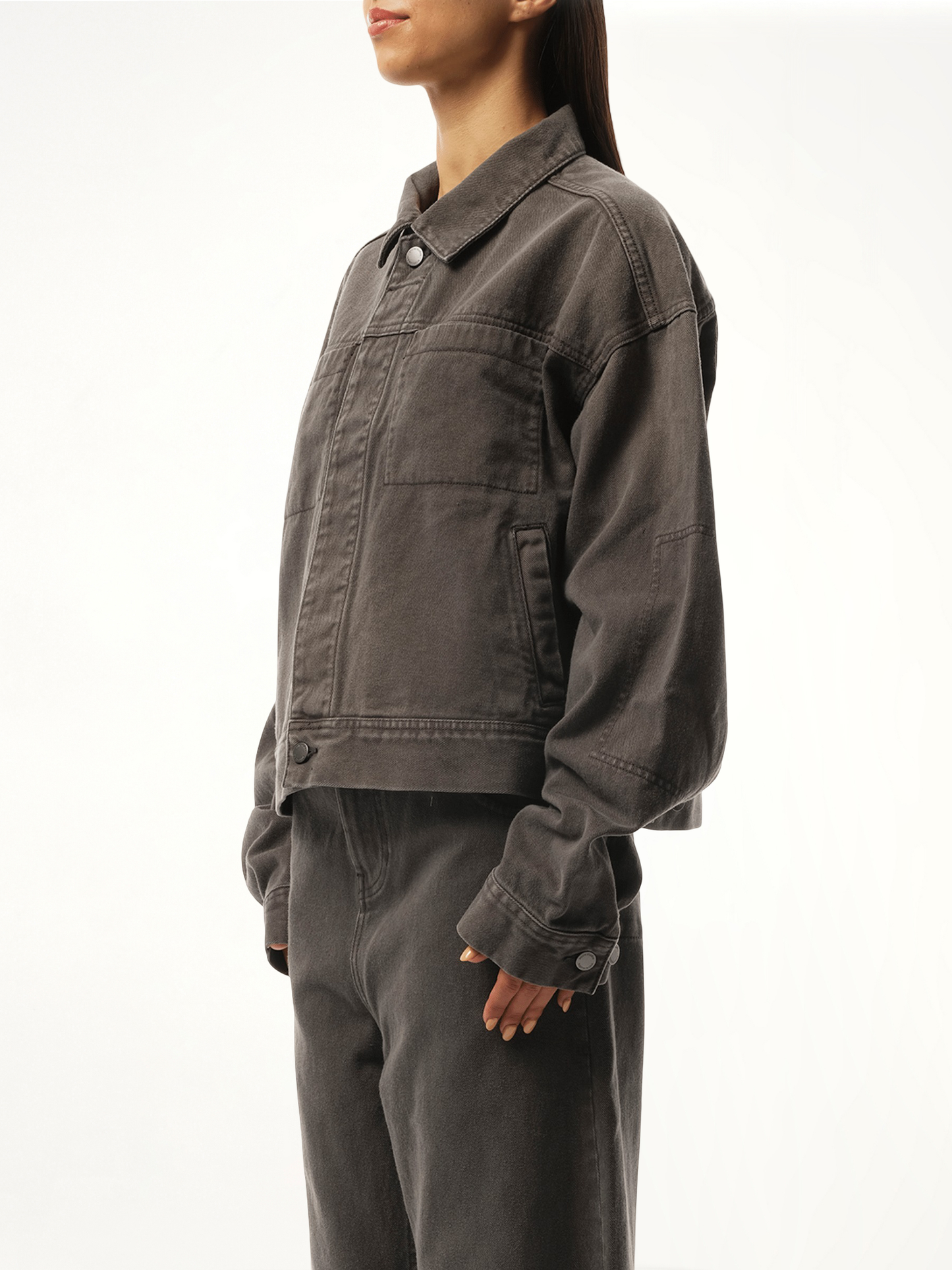 ENTIRE STUDIOS Gem Denim Jacket (Grey)