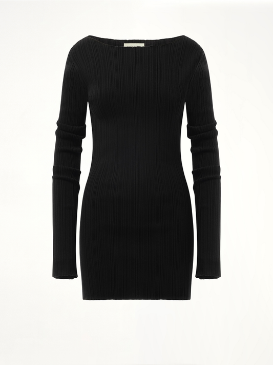ENTIRE STUDIOS Arches Long Sleeve Knit Sweater (Black)