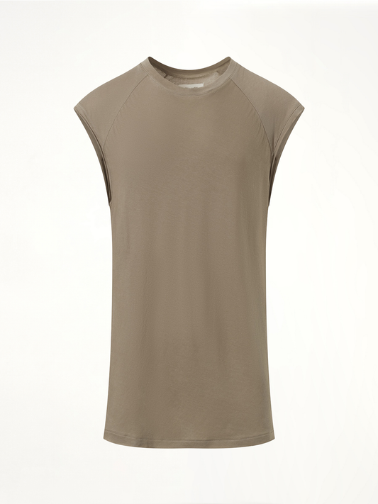 ENTIRE STUDIOS Long Tank Top (Brown)