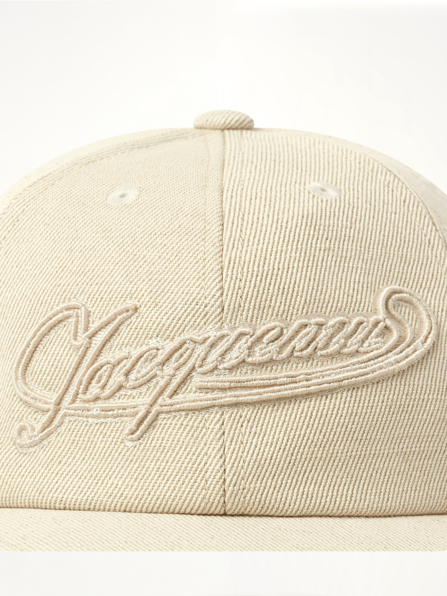 JACQUEMUS La Casquette Baseball Cap (White)