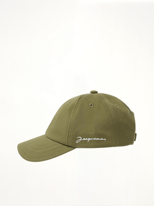 JACQUEMUS La Casquette Jacquemus Cap (Green)