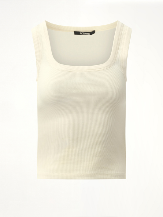 JACQUEMUS Le Debardeur Gros Grain (White)
