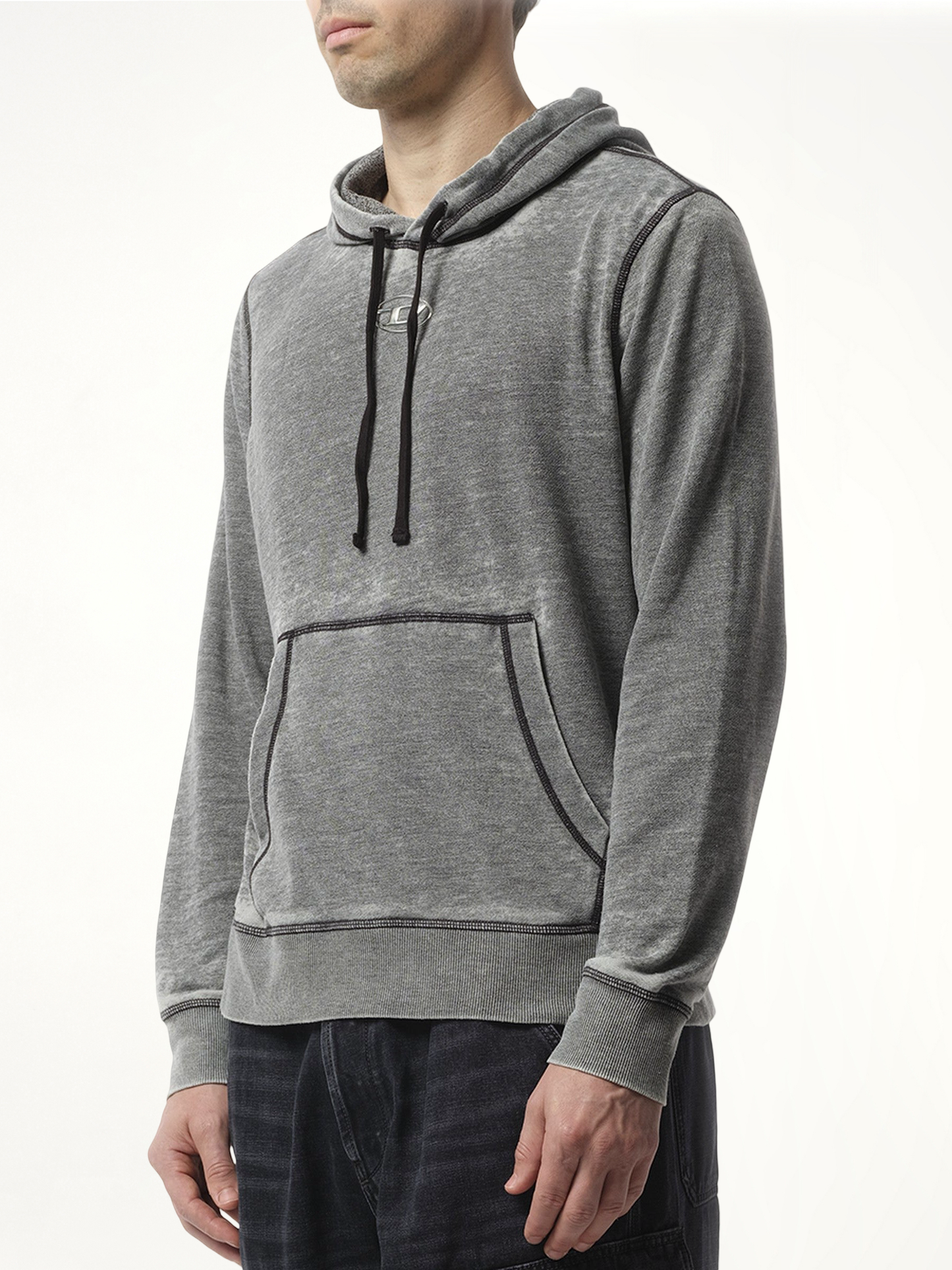 DIESEL S-Ginn Hoodie (Grey)