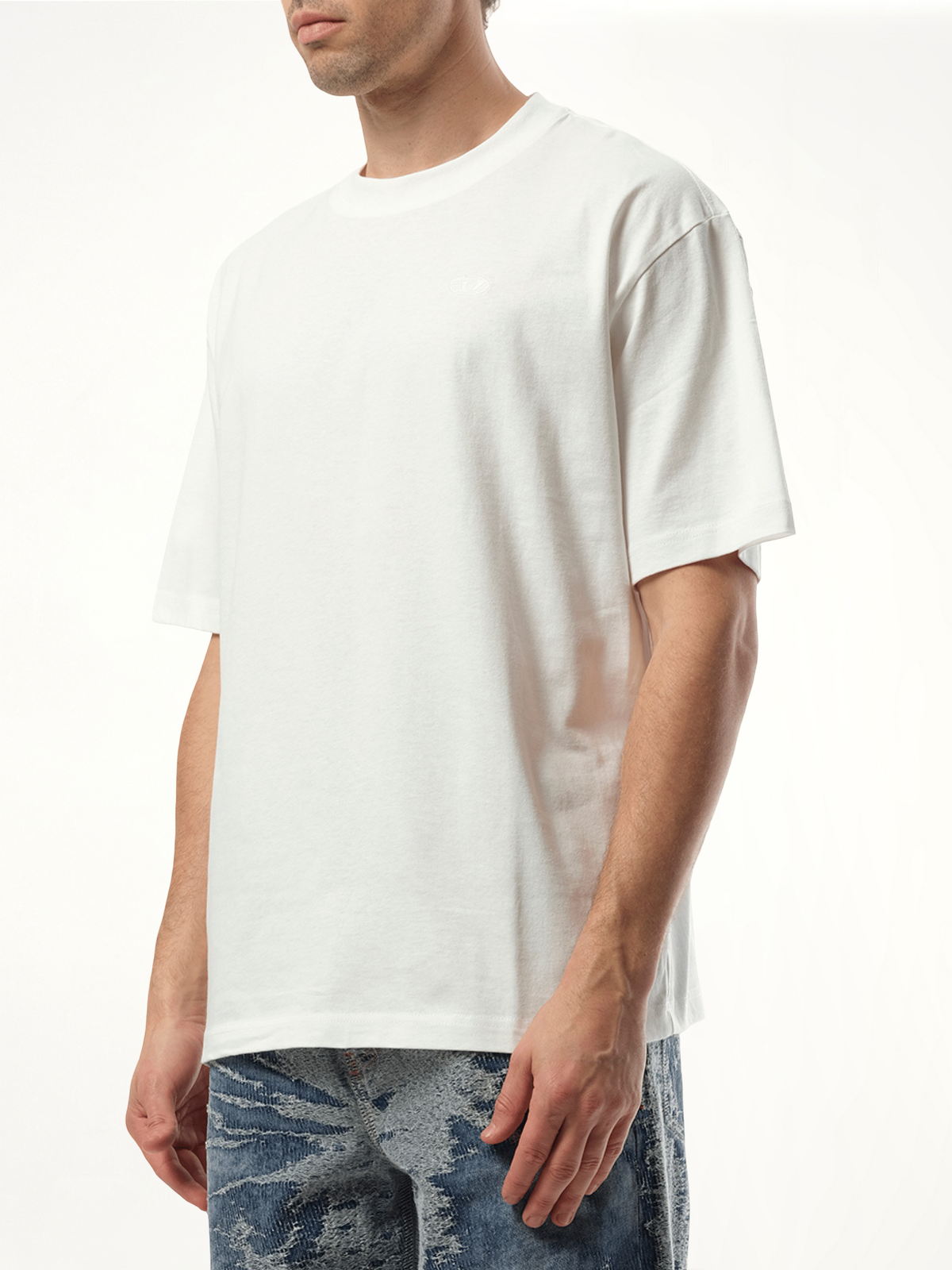 DIESEL T-Boggy Oval D T-Shirt (White)