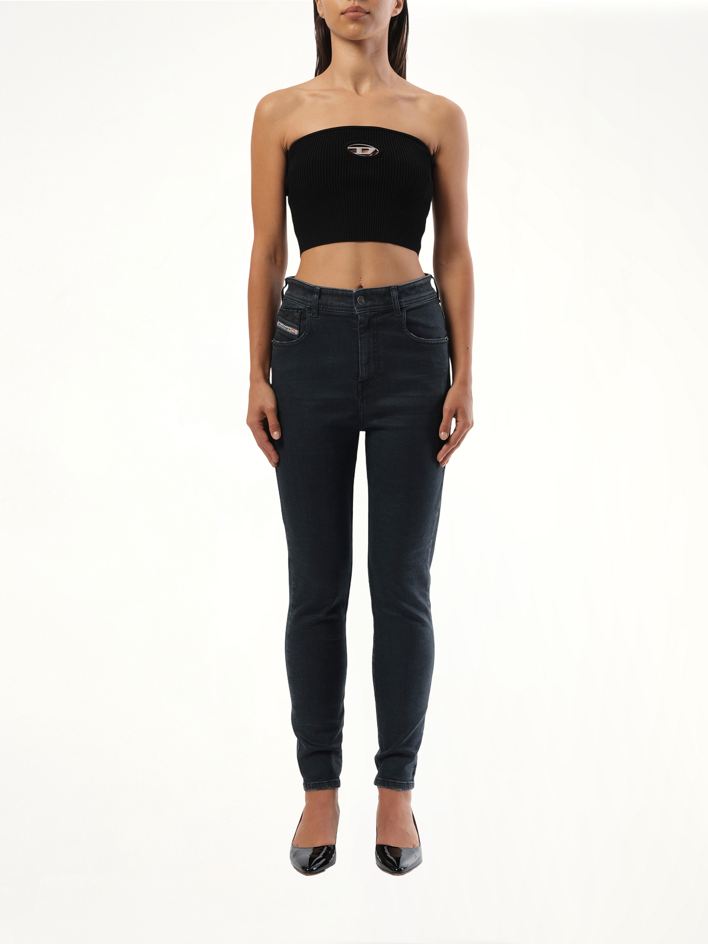 DIESEL 1984 Slandy High Jeans (Black)