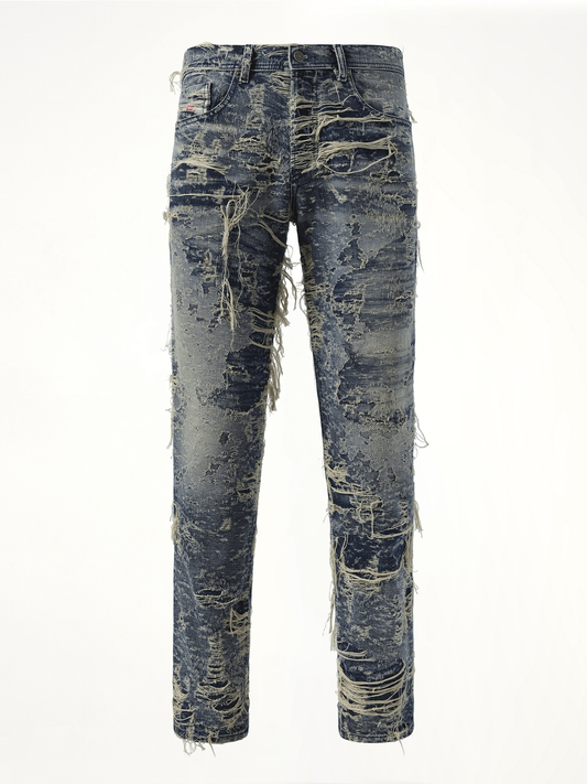 DIESEL 2023 D-Finitive Distressed Jeans (Blue)
