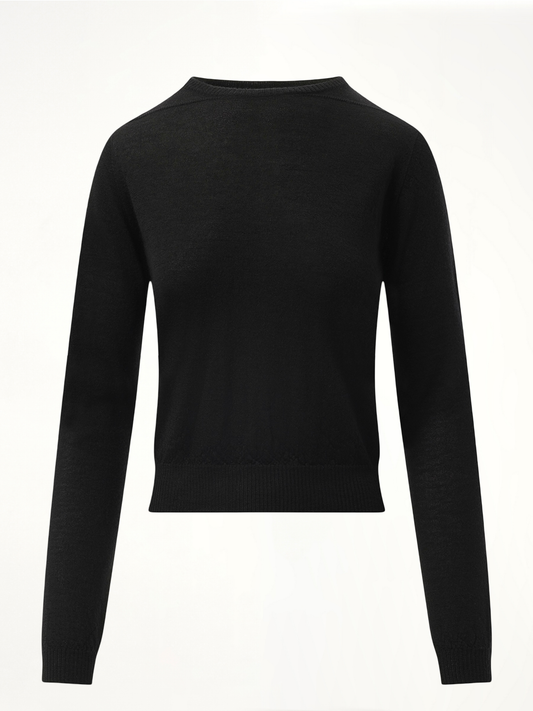 RICK OWENS Cashmere Biker Level Sweater (Black)