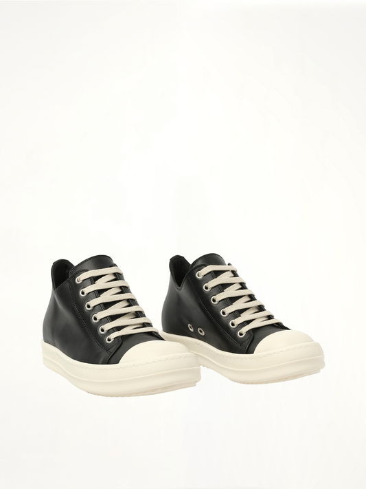 RICK OWENS Low Sneaks (Black)