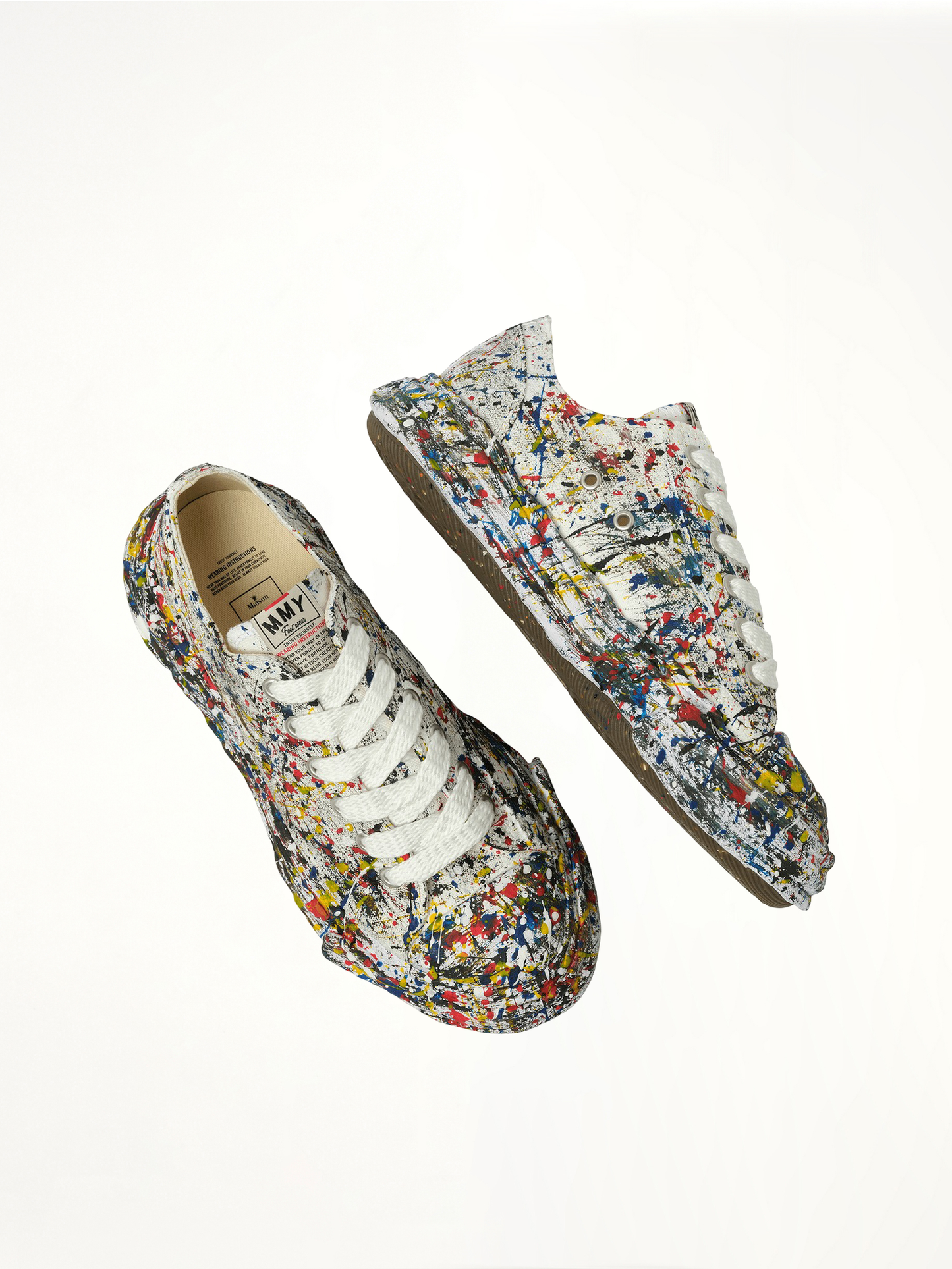 MAISON MIHARA YASUHIRO Peterson 23 OG Paint Splatter Sneaker (White)
