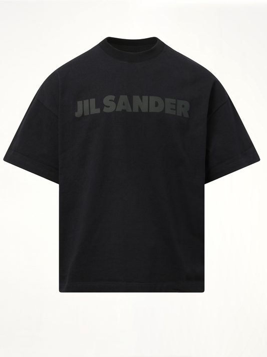 JIL SANDER Tonal Jil Sander Logo T-Shirt (Black)
