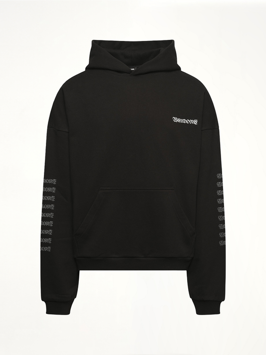 WE11DONE Punk Teddy Hoodie (Black)