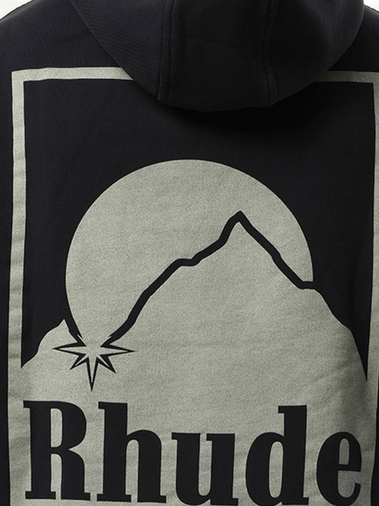 RHUDE Moonlight Badge Hoodie (Black)