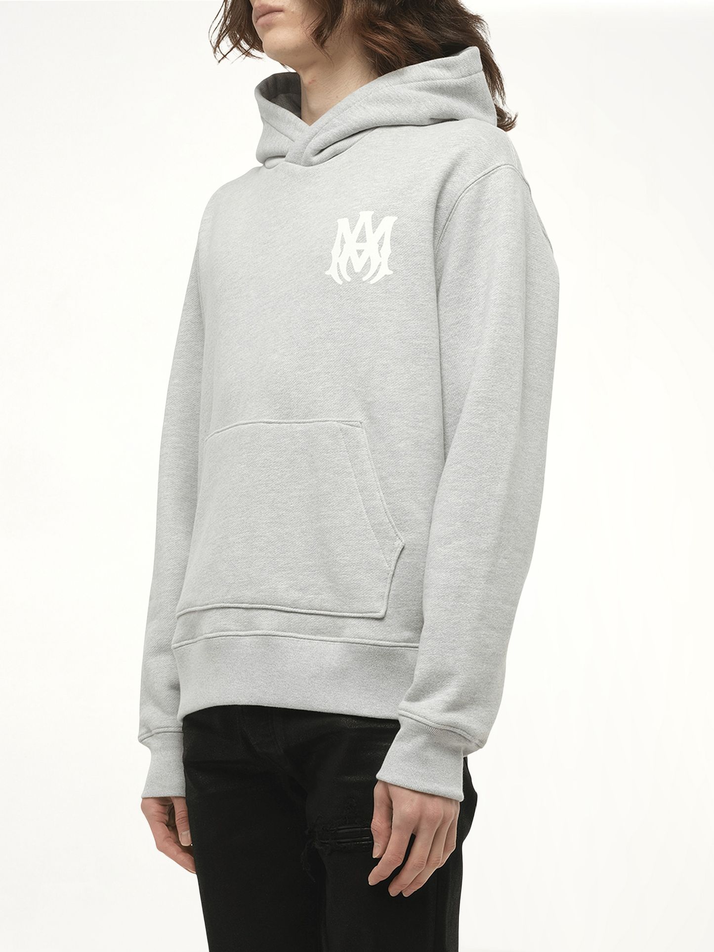 AMIRI MA Core Logo Hoodie (Grey)
