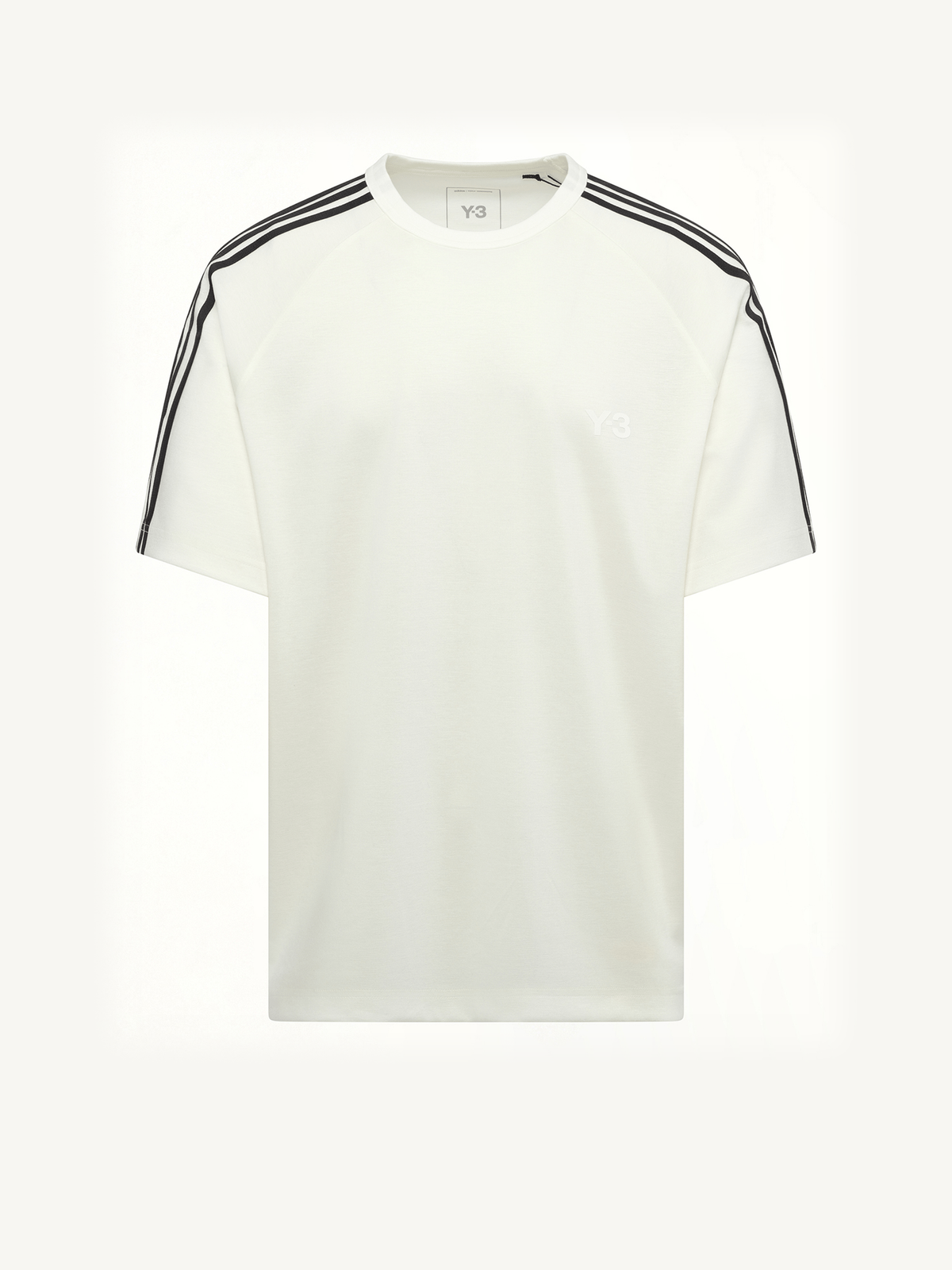 Y-3 Wire Stripe Short Sleeve T-Shirt (White)