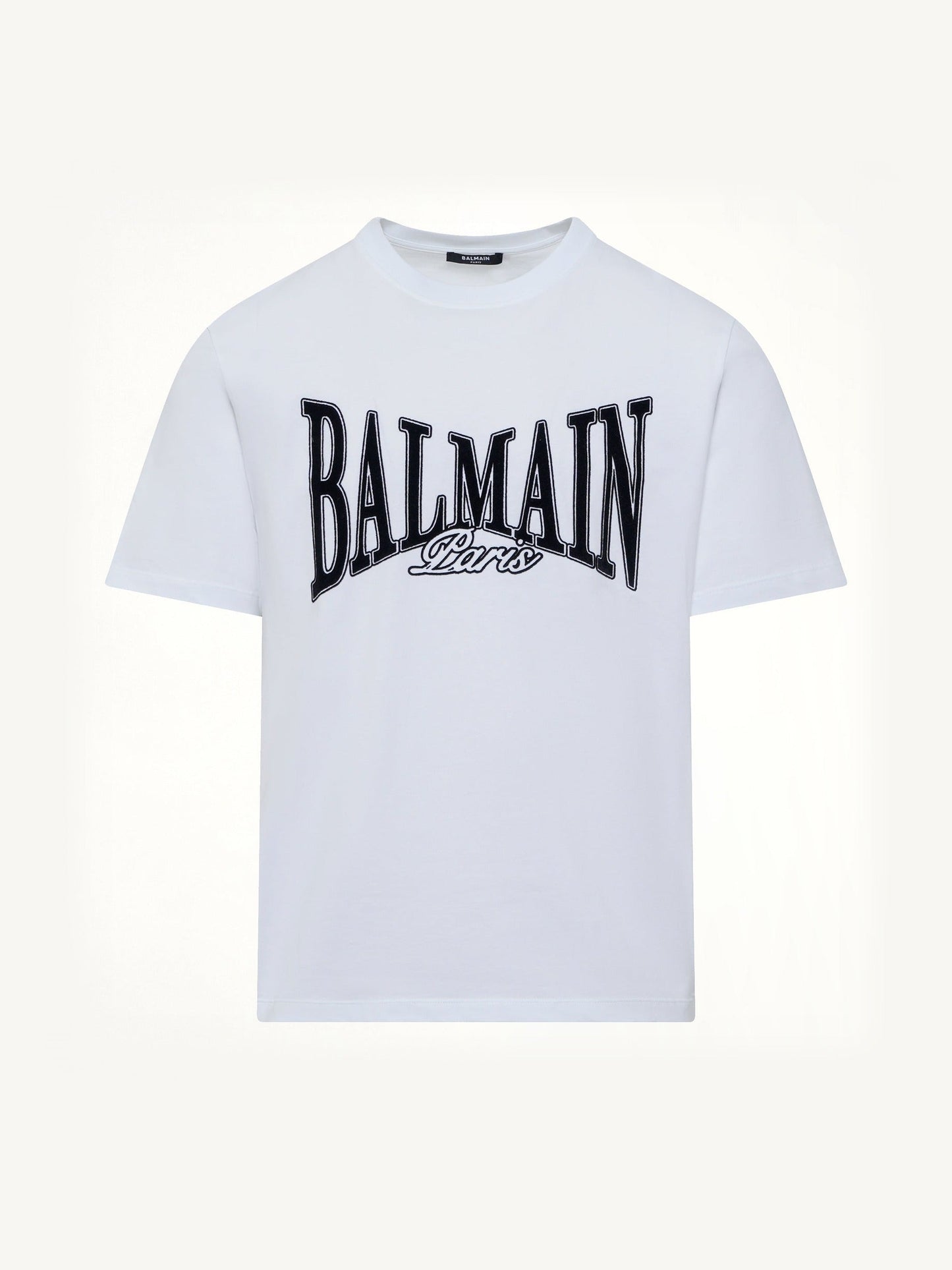 Balmain College Flock T-Shirt (White)