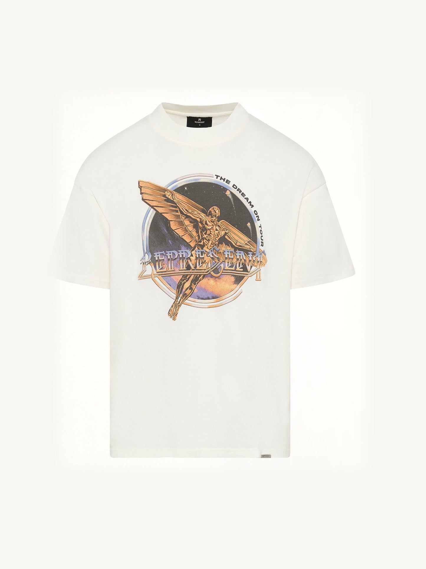 REPRESENT Golden Tour T-Shirt (White)