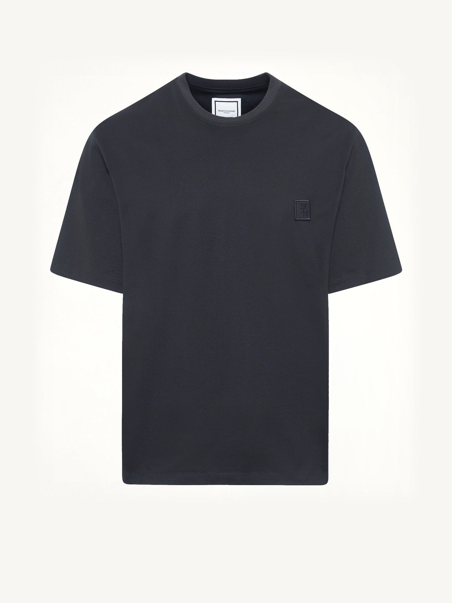 WOOYOUNGMI Baseball Logo T-Shirt (Black)