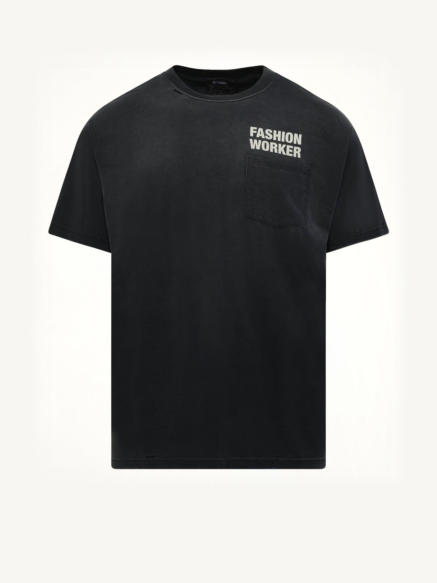 WILLY CHAVARRIA Fashion Worker Easy T-Shirt (Black)